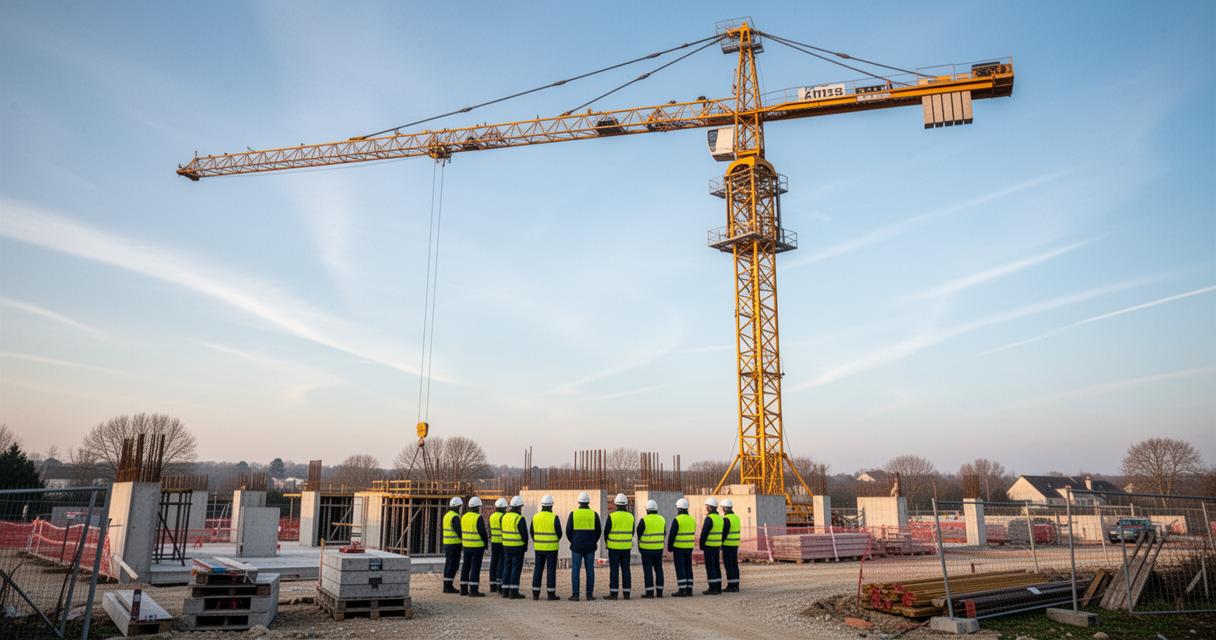 Réduire les risques professionnels avec une formation spécialisée en conduite de grue